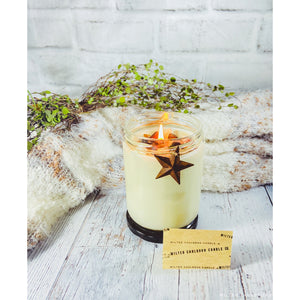 Lemongrass + Ginger - Crystal Healing Candle
