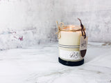 Mahogany + Coconut - Crystal Healing Candle
