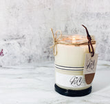 Suede + Tabac - Crystal Healing Candle